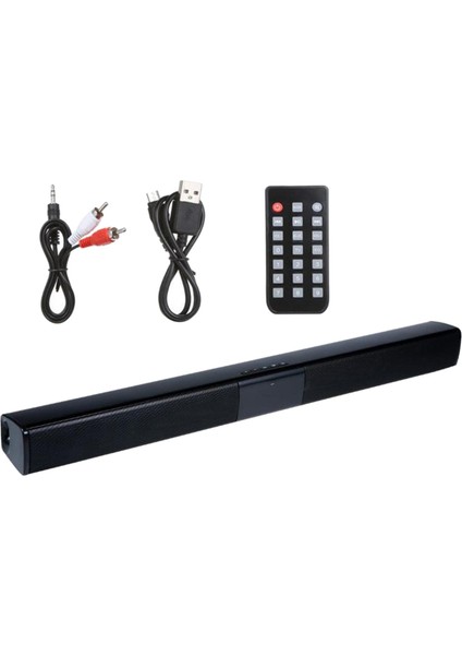 22 Inç 3D Surround Soundbar Tv Kablosuz Bluetooth Hoparlör Çok Giriş (Yurt Dışından)