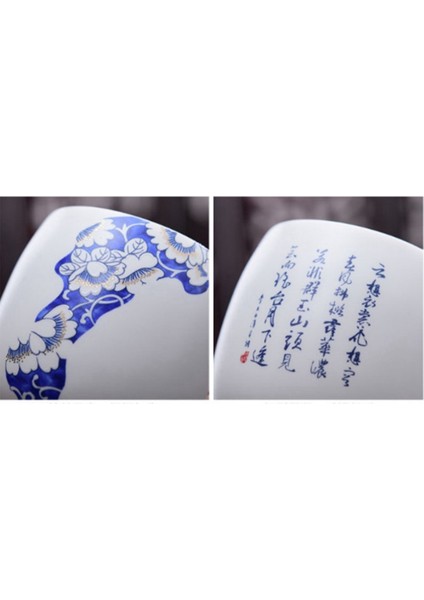1 Adet Çin Seramik Çay Kupası Beyaz Porselen Kung Fu Bardaklar Kolu ile Drinkware Şarap Kahve Kupa Teacup Toptan | Teacups (Yurt Dışından)