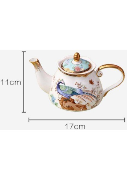 Seramik Kokulu Çay Çay Seti Çaydanlık Kupası Ulusal Gelgit Anne ve Çocuk Pot Set Seramik Çiçek Çaydanlık (Yurt Dışından) fırsatları