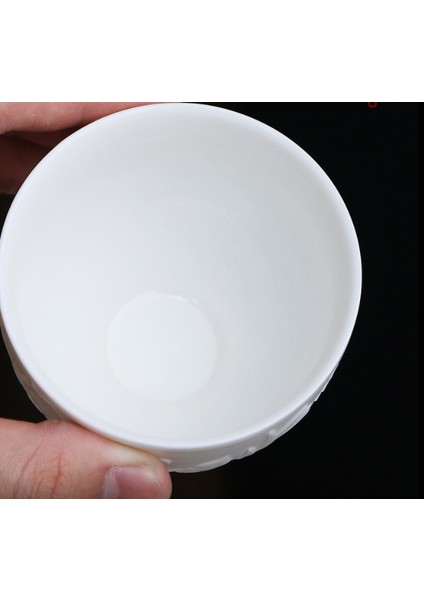 Seramik Ejderha Phoenix Teacup Zen Yeşim Porselen Su Kupa Yaratıcı Kabartmalı Küçük Çay Kase Doğum Günü Hediyeleri Master Cup Drinkware | Teacups (Yurt Dışından) modelleri