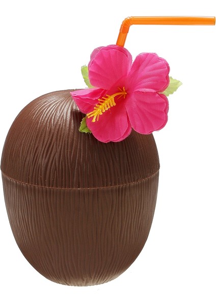 6 Adet Hawaii Plaj Içecek Kupası ile Saman Dekorasyon Içme Saman Plastik Hindistan Cevizi Ananas Parti Doğum Günü Süslemeleri | Teacups (Kahverengi) (Yurt Dışından) fiyatları