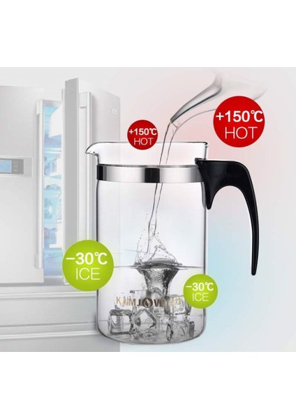 500 ml Kalite Zarif Bardak Isıya Dayanıklı Çaydanlık Çay Seti Hassas Bardak Çay Sanat Pot | Isıya Dayanıklı Bardak | Set Çay Cuptea Kupası (Yurt Dışından)