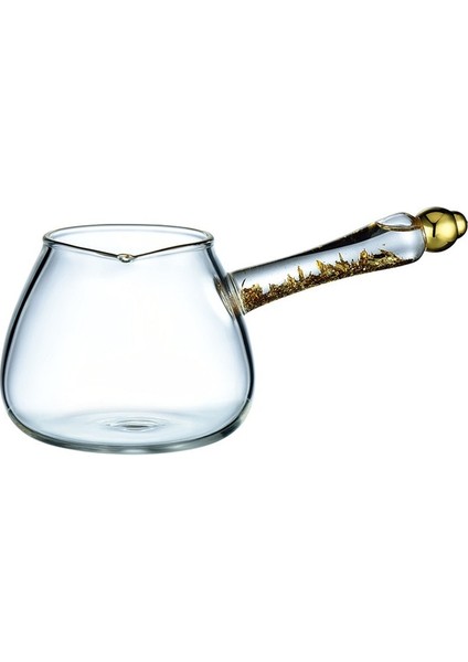 Yaratıcı Çekiç Desen Isıya Dayanıklı Cam Altın Yan Kolu Fuarı Kupası Kung Fu Drinkware Şeffaf Çay Dağıtıcı Ofis Su Isıtıcısı | Teacups (Yurt Dışından)