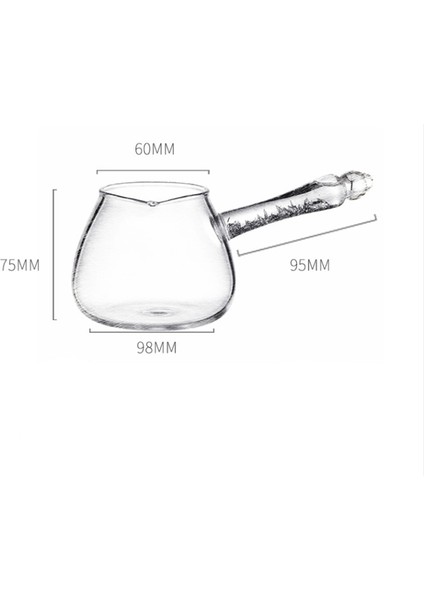 Yaratıcı Çekiç Desen Isıya Dayanıklı Cam Altın Yan Kolu Fuarı Kupası Kung Fu Drinkware Şeffaf Çay Dağıtıcı Ofis Su Isıtıcısı | Teacups (Yurt Dışından)