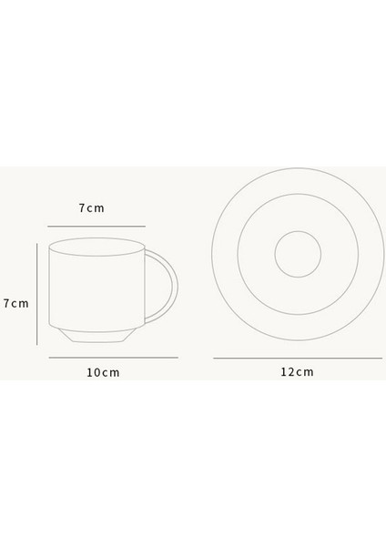 Tepsi Nordic Morandi Renkli Italyan Konsantre Kahvaltı Küçük Çay Bardağı ile Kadife Doku Seramik Kahve Fincanı (Yurt Dışından) modelleri