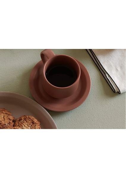 Tepsi Nordic Morandi Renkli Italyan Konsantre Kahvaltı Küçük Çay Bardağı ile Kadife Doku Seramik Kahve Fincanı (Yurt Dışından) fırsatları