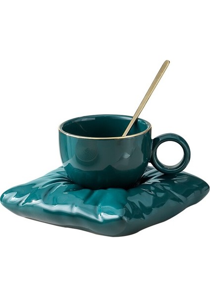 Ev Kahve Fincanı Set Seramik Öğleden Sonra Çay Bardağı Seti Lüks Küçük Hediye Kutusu Çevre Dostu Tazas De Cafe Yaz Kupası Seti EB5BD | Kupa ve tabaklar (Yurt Dışından)