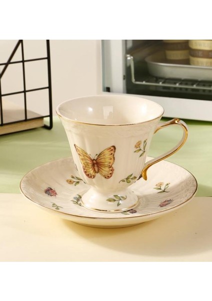 Retro Sevimli Kahve Kupası Pot Phnom Penh Krem Ikrale Çay Taza De Cafe Seramik Çay Kupası Mutfak Yemek ve bar Kawaii | Kahve Kupası ve tabak Setleri (Yurt Dışından)