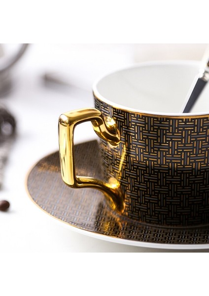 Klasik Izgara Desen Seramik Kahve Fincanı(Yurt Dışından) modelleri