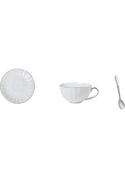1 Set Ev Nefis Kahve Fincanı Çanak Seramik Fincan Kaşık Daire | Diğer Cam (Yurt Dışından) fırsatları