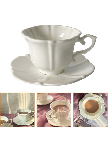 1 Set Porselen Kahve Fincanı Daire Kiti ile Öğleden Sonra Çay Bardağı ve Çanak Seti | Kupa ve tabaklar (Yurt Dışından)