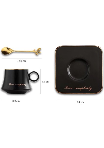 Nordic Ins Seramik Kupa Soya Süt Kahvaltısı Yoğunlaştırılmış Kahve Çay Kupası (Yurt Dışından) fırsatları