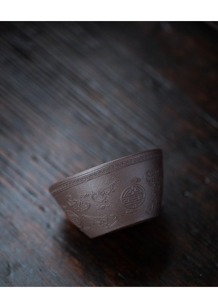 Kil Ejderha Çay Bardağı Set Teaware Şarap Kase Çay Töreni Kung Fu Çay Kahve Kupalar Kırmızı Teacup Kupalar | Teacups (Yurt Dışından)