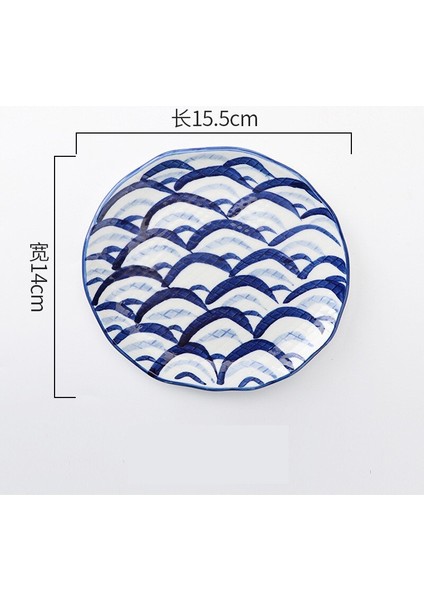 Japon Tarzı Elle Çizilmiş Sofra Seramik Çay Fincanı Plakalı Ev Restoranı ile Camlı Porselen Kahve Su Bardağı Tepsisi | Teacup tabak Setleri (Yurt Dışından) fırsatları