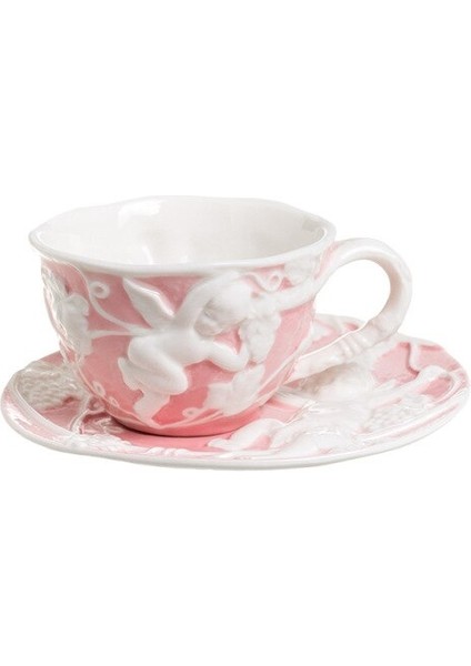 Ingiliz Çay Kupası Retro Rölyef Kahve Fincanı Çanak Su Isıtıcısı Seti Ev Mobilyaları Avrupa Mahkemesi Tarzı Öğleden Sonra Çay Sofra Takımı | Teaware Setleri (Yurt Dışından)