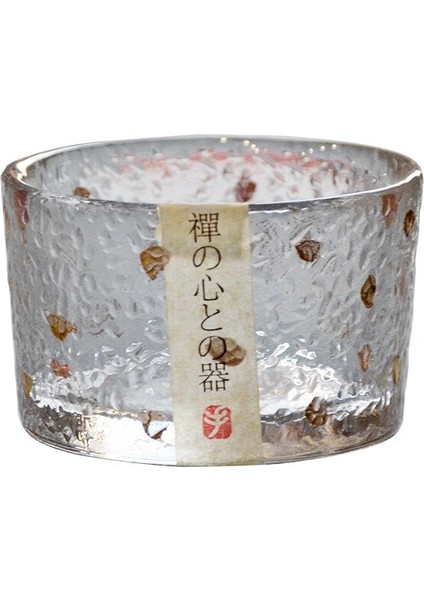Japon Çekiç Desen Şeffaf Küçük Fincan Altın Folyo Cam Bardak Çay Fincanı Çay Seti Kişisel Tek Fincan Ev Dekorasyon Aksesuarları | Teaware Setleri (Yurt Dışından)