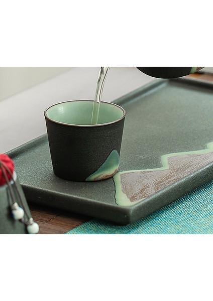 Lüks Vintage Çay Kupası Seramik Çin Taşınabilir El Yapımı Yaratıcı Kung Fu Kupası Kase Seyahat Tazze Da Te Ev Ürünleri DG50TC | Teacups (Yurt Dışından)