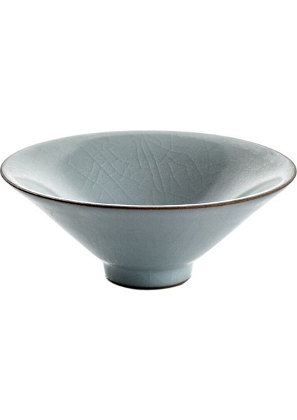 Tek Porselen Çay Bardağı Antik Çin Kungfu Sürdürülebilir Çay Fincanı Porselen Ru Fırın Taza Porcelana Mutfak Yemek Barı 5050SX | Teacups (Yurt Dışından)