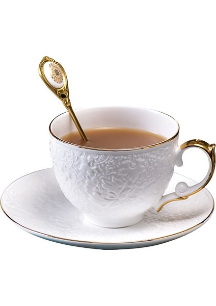 Kemik Çini Kahve Kupalar Kahvaltı Süt Çay Bardağı Tepsi ve ile Drinkwarekaşık Mutfak Eşyaları Içme Gereçleri Düğün Hediyeleri Çevre Dostu | Teaware Setleri (Yurt Dışından)