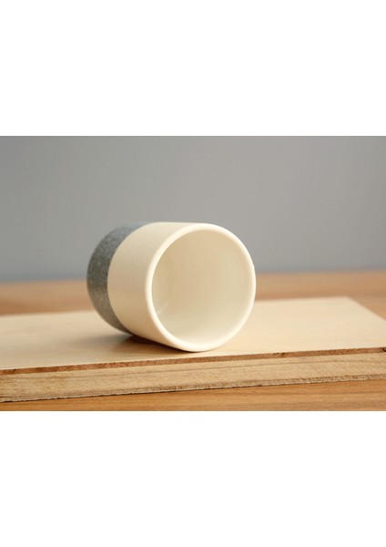 Kar Glaze Seramik Küçük Düz Fincan 180 ml Basit Japon Tarzı Küçük Çay Bardağı Bir Ağız Şarap Cam Pişirme Sofra (Yurt Dışından)