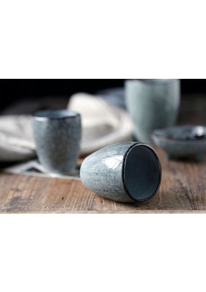 250 ml Seramik Su Kupa Japon Tarzı Kahve Fincanı Sofra Büyükanne Vintage Çay Kupası Seramik Su El Kamelya Çay Fincanı | Teacups (Yurt Dışından) fırsatları