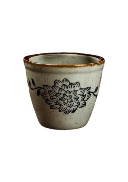 Vintage Çay Bardağı Japon Seramik Çay Kase Büyük Hacim Çömlekçilik Çay Fincanı Su Bardakları Konteyner Teakware Drinkware Teacups El Sanatları | Teacups (Yurt Dışından)