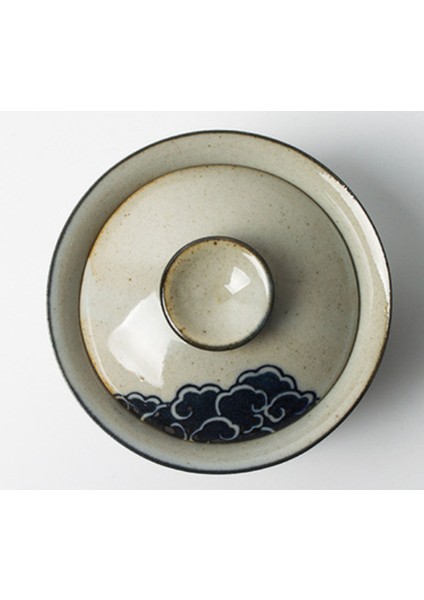 El Boyalı Bulut Gaiwan Çay Çömlekçilik Tureen Için Kapaklı Teaware Kung Fu Çay Töreni Set Kahve Kupalar Kaseler Chawan | Çay Tureen (Yurt Dışından)