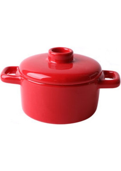 Mini Seramik Kaseler Bebek Maması Buğulanmış Kase Çift Kulakları Kapaklı Kabartma Kase Mikrodalga Fırın Tatlı Çorba Servis Kase | Kaseler (Yurt Dışından)