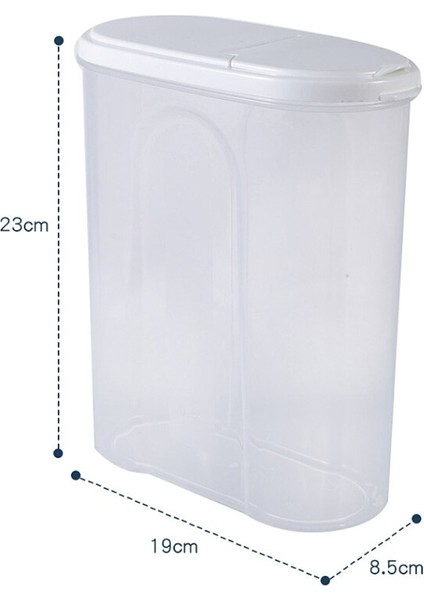 Hava Sıkı Gıda Saklama Kabı Tahıllar Için Kolay Kilit Kapalı Kavanoz Plastik Şeffaf Süt Tozu Tahıllar Şeker Mutfak Organizatör | Şişeler, Jars kutular (Yurt Dışından) fiyatları