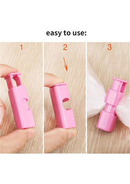 3 Adet Gıda Çanta Klipler Taşınabilir Yeni Mutfak Depolama Snack Mühür Sızdırmazlık Çantası Klipler Tadı ve Tazelik Gıda Depolama Klipleri | Çanta Klipleri (Yurt Dışından) modelleri