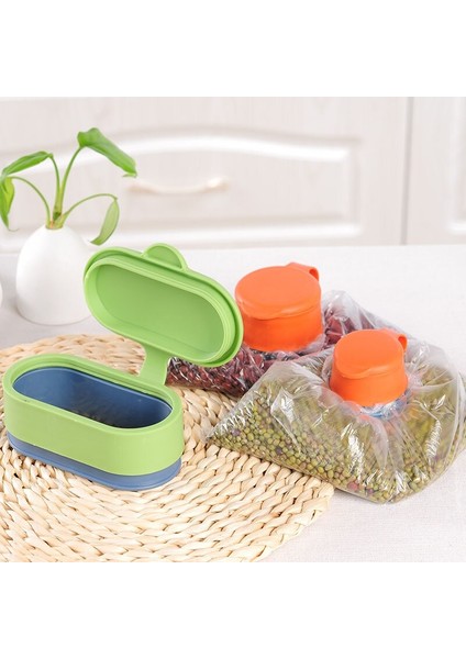 3 Adet / Takım Silikon Gıda Çantası Mühür Kapak Işlevli Mutfak Depolama Koru Sızdırmazlık Çantaları Cap Moistureproof Sihirli Toka Sealer | Çanta Klipleri (Yurt Dışından) fırsatları