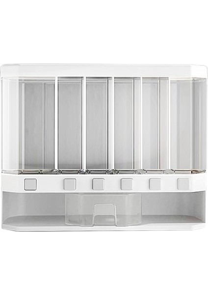 Mutfak Taneleri Depolama Dağıtıcı Duvara Monte Konteyner Pirinç Varil Mühürlü Kuru Gıda Basın Konteyner Tahıl Kutusu | Şişeler, Kavanozlar ve kutular (Yurt Dışından)