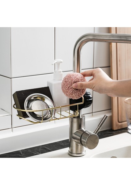 Asılı Depolama Rafı Tahliye Raf Tutucu Paslanmaz Çelik Banyo Mutfak Lavabo Klip Raf | Depolama Tutucular ve raflar (Yurt Dışından)