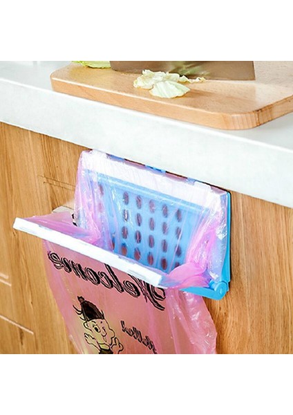 2.5 kg Yük Katlanabilir Plastik Çöp Çanta Raf Taşınabilir Asılı Çöp Çöp Çanta Depolama Tutucu Mutfak Gadget'ları | Depolama Tutucular ve raflar (Yurt Dışından)