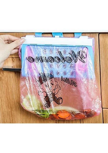 2.5 kg Yük Katlanabilir Plastik Çöp Çanta Raf Taşınabilir Asılı Çöp Çöp Çanta Depolama Tutucu Mutfak Gadget'ları | Depolama Tutucular ve raflar (Yurt Dışından)