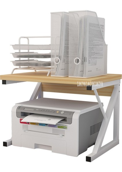 Ofis Masası Manmade Kurulu Çelik Çerçeve Yazıcı Raf Ev Mutfak Raf Mikro Fırın Tekilleme Depolama Raf | Depolama Tutucular raflar (Yurt Dışından)