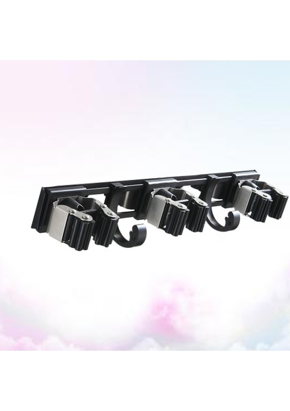 Mop Süpürge Tutucu Yumruk Ücretsiz Duvar Montaj Organizatör Depolama Kanca Askı Mutfak Banyo Bodrum Garaj Aksesuarları | Depolama Tutucular ve raflar (Yurt Dışından) fırsatları