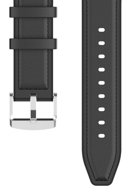 Hızlı Yayın Deri Silikon Yedek Watch Band Huawei Izle Gt 2e Siyah (Yurt Dışından)