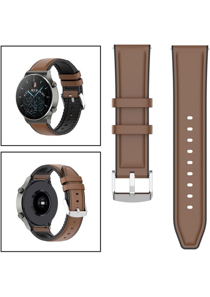 Hızlı Yayın Silikon Yedek Watch Band Huawei Izle Gt2 Pro Brown (Yurt Dışından)