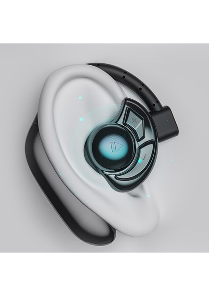 Bluetooth 5.0 Kulaklık Değiştirilebilir 2x145mah Akıllı Telefonlar Stereo Için Iş Siyah (Yurt Dışından)