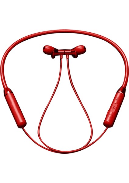 Bt5.0 Akıllı Telefonlar Bilgisayar Oyun Kırmızı Için Kablosuz Boyun Bandı Kulaklık Su Geçirmez (Yurt Dışından)
