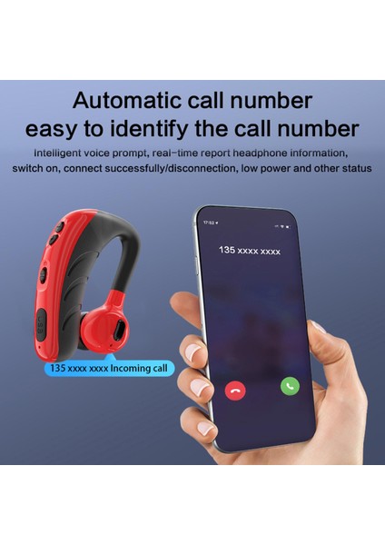 Mic İle Kablosuz Bluetooth Kulaklık Ipx6 Su Geçirmez Dahili Mikrofon Spor Salonu Kırmızı (Yurt Dışından) indirimleri