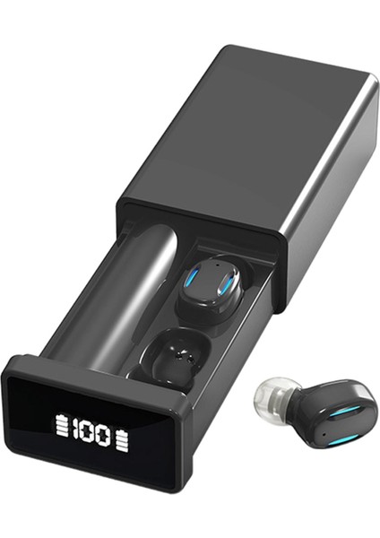 Kulak Kulaklıklar Kulakiçi Bluetooth Kablosuz 2200mah Şarj Kutusu Evrensel Siyah (Yurt Dışından) fiyatları