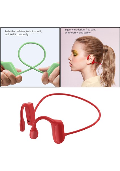 Kulaklıklar 170 Mah Çift Kulakları Kulaklık Açık Spor Kırmızı Için Ipx5 (Yurt Dışından) fırsatları