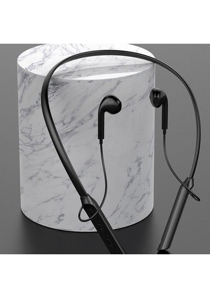 Asılı Boyun Kablosuz Bluetooth Kulaklık Boyun Bandı Kulaklık Spor Spor Salonu Beyaz (Yurt Dışından) fiyatları