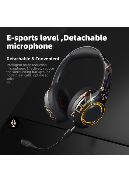 Kablosuz Bluetooth Kulaklık Üstü Kulak Oyun Kulaklık Xbox Android Ios Tf Siyah Için (Yurt Dışından) indirimleri