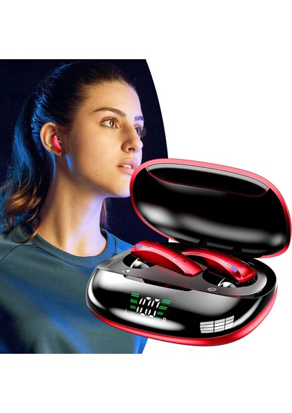 Kablosuz Kulaklıklar Led Ekran Kulaklık Oyun Koşu Düşük Gecikmesi Için - Kırmızı (Yurt Dışından) indirimleri