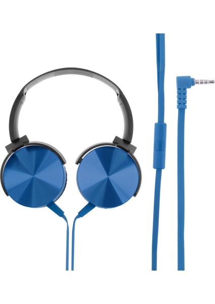 Xb450 Kablolu Kulaklık Gürültü Iptal Dizüstü Dizüstü Smartphone Gençler Mavi (Yurt Dışından) fırsatları