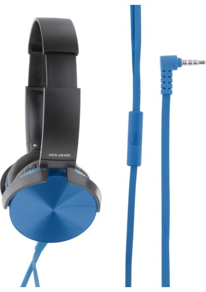 Xb450 Kablolu Kulaklık Gürültü Iptal Dizüstü Dizüstü Smartphone Gençler Mavi (Yurt Dışından) indirimleri