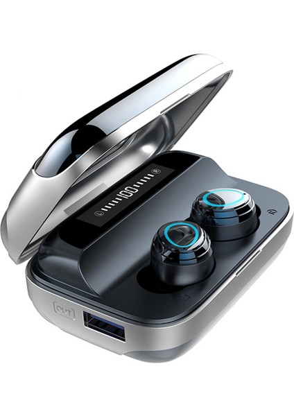 Bluetooth 5.0 Gaming Earbuds Serin Işık Dokunmatik Kontrol Dahili Mic Fitness (Yurt Dışından)